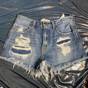 Hollister High Waist Womens Shorts Size:3